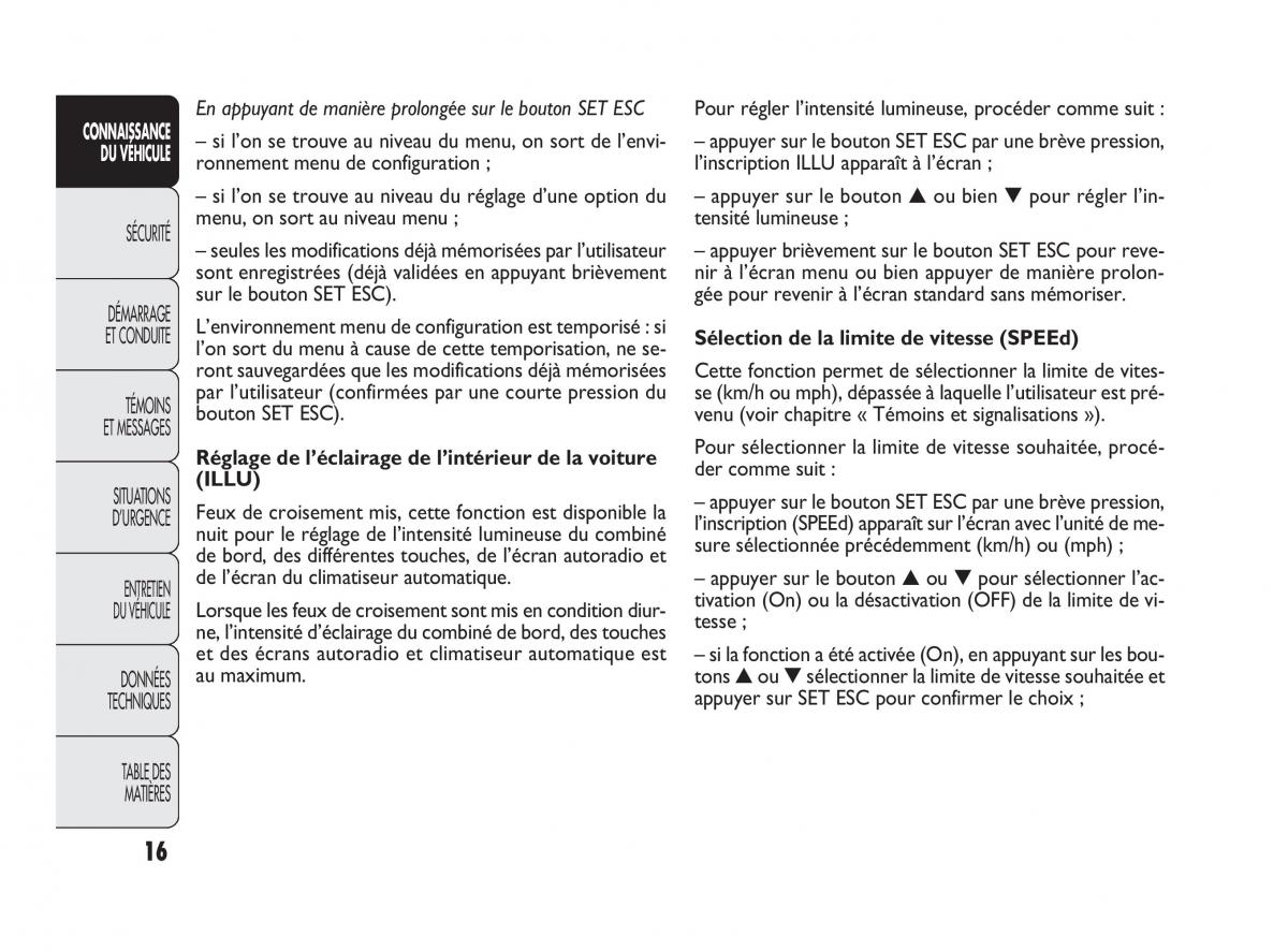 Fiat Doblo II 2 manuel du proprietaire / page 17