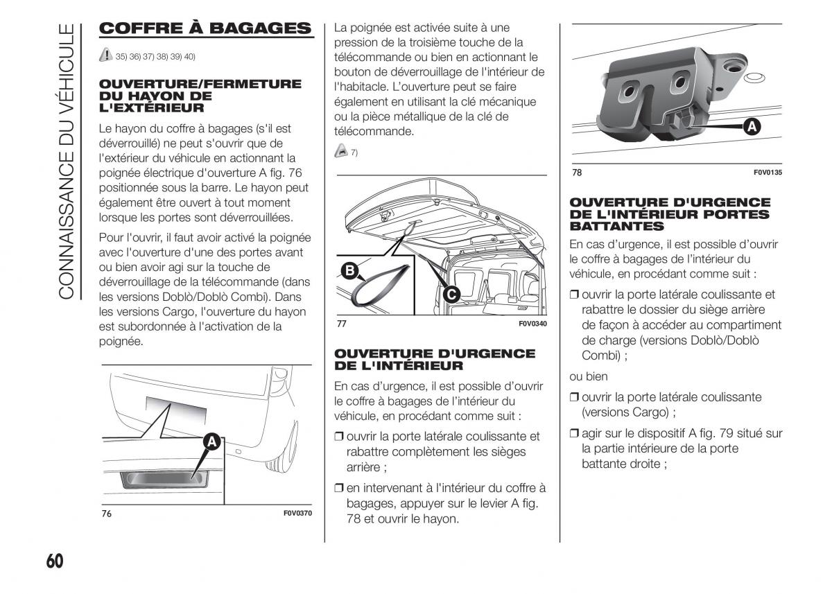 Fiat Doblo II 2 FL manuel du proprietaire / page 64