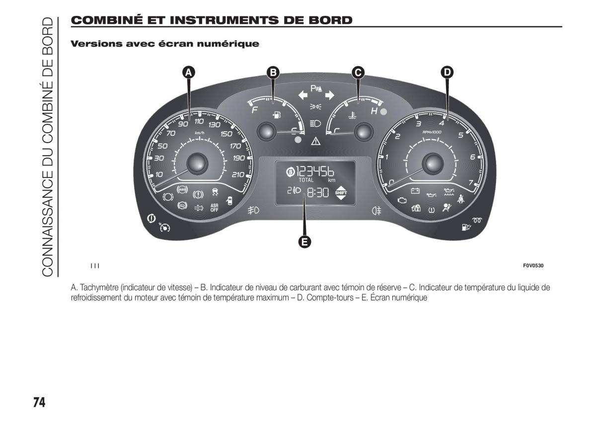 Fiat Doblo II 2 FL manuel du proprietaire / page 78