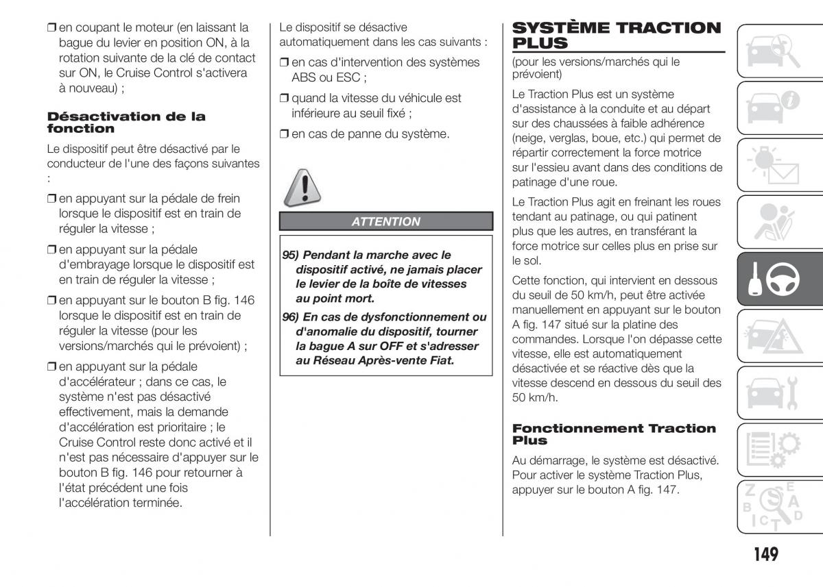 Fiat Doblo II 2 FL manuel du proprietaire / page 153