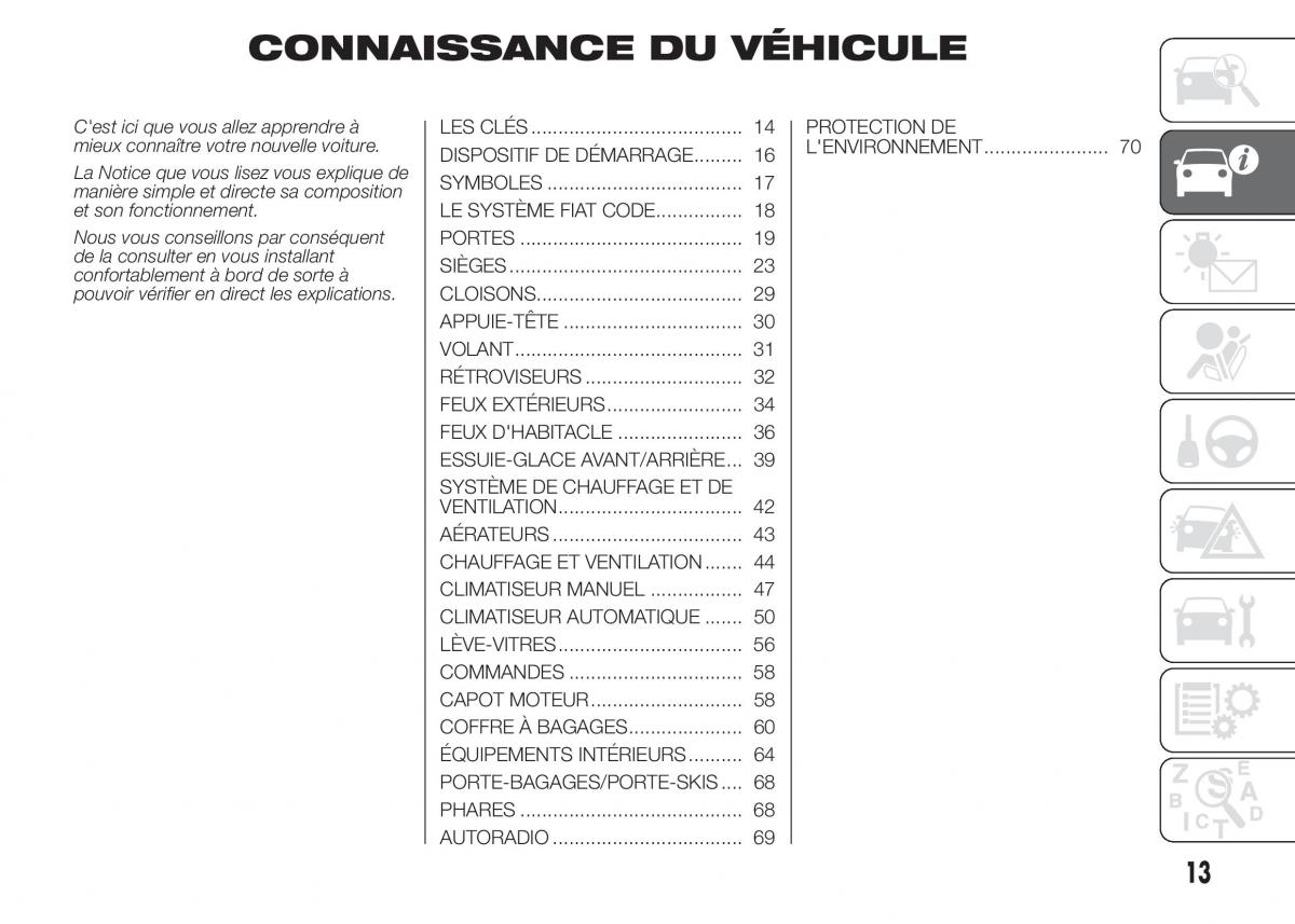 Fiat Doblo II 2 FL manuel du proprietaire / page 17