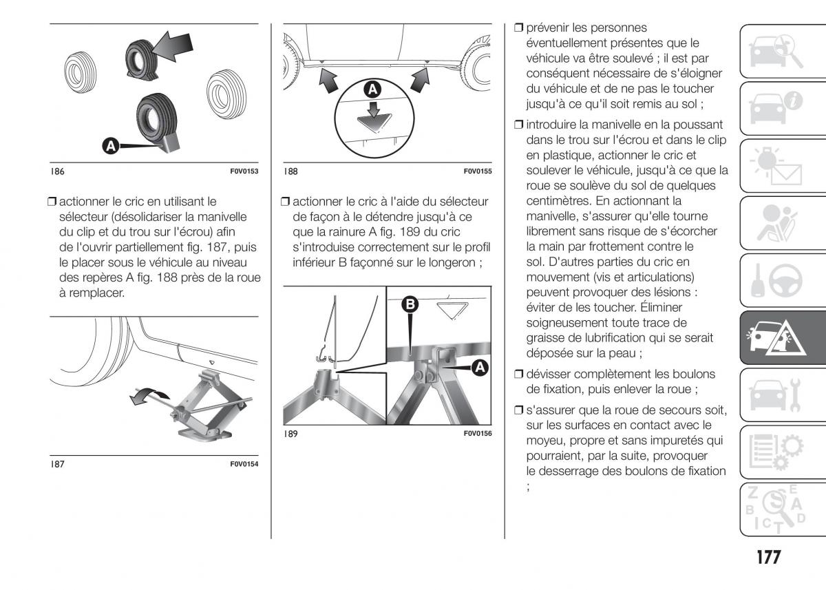 Fiat Doblo II 2 FL manuel du proprietaire / page 181