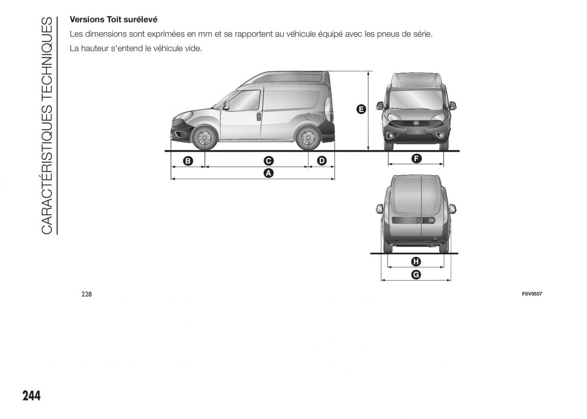 Fiat Doblo II 2 FL manuel du proprietaire / page 248