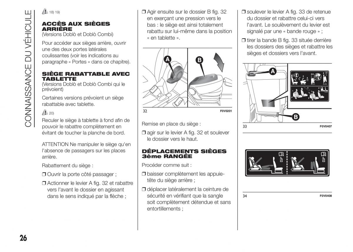 Fiat Doblo II 2 FL manuel du proprietaire / page 30