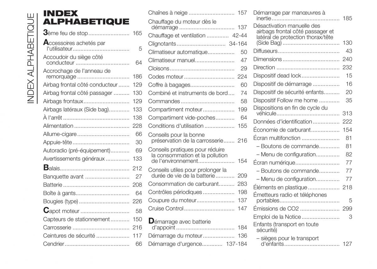 Fiat Doblo II 2 FL manuel du proprietaire / page 320