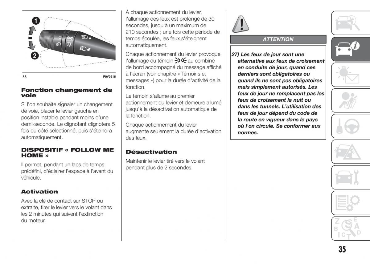 Fiat Doblo II 2 FL manuel du proprietaire / page 39