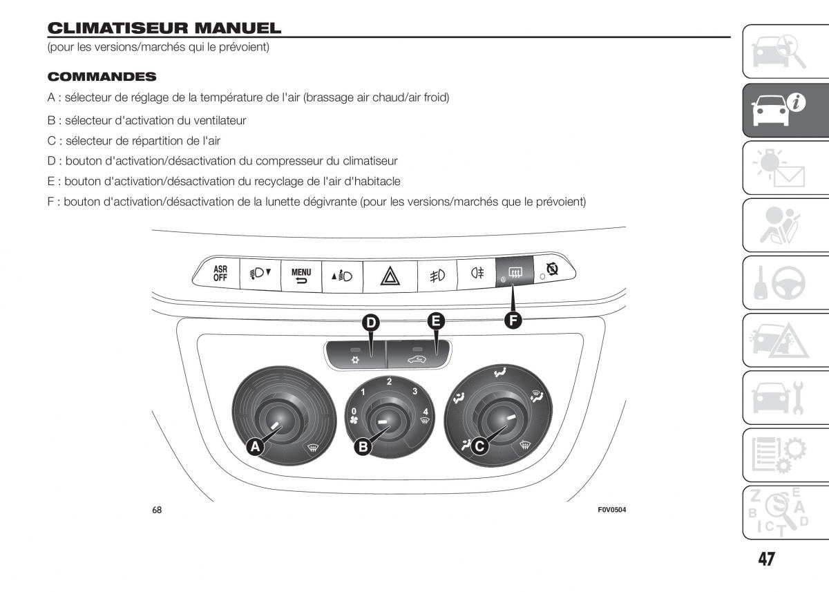 Fiat Doblo II 2 FL manuel du proprietaire / page 51