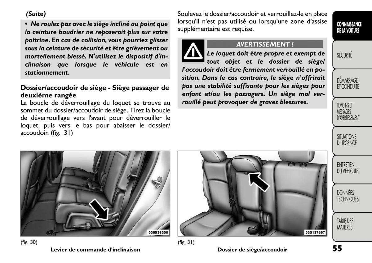 Fiat Freemont manuel du proprietaire / page 62