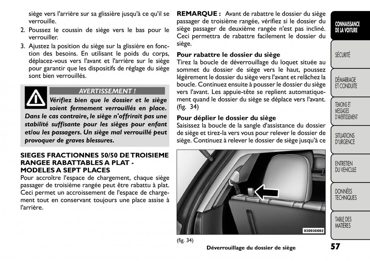 Fiat Freemont manuel du proprietaire / page 64