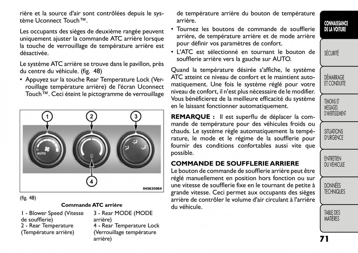 Fiat Freemont manuel du proprietaire / page 78