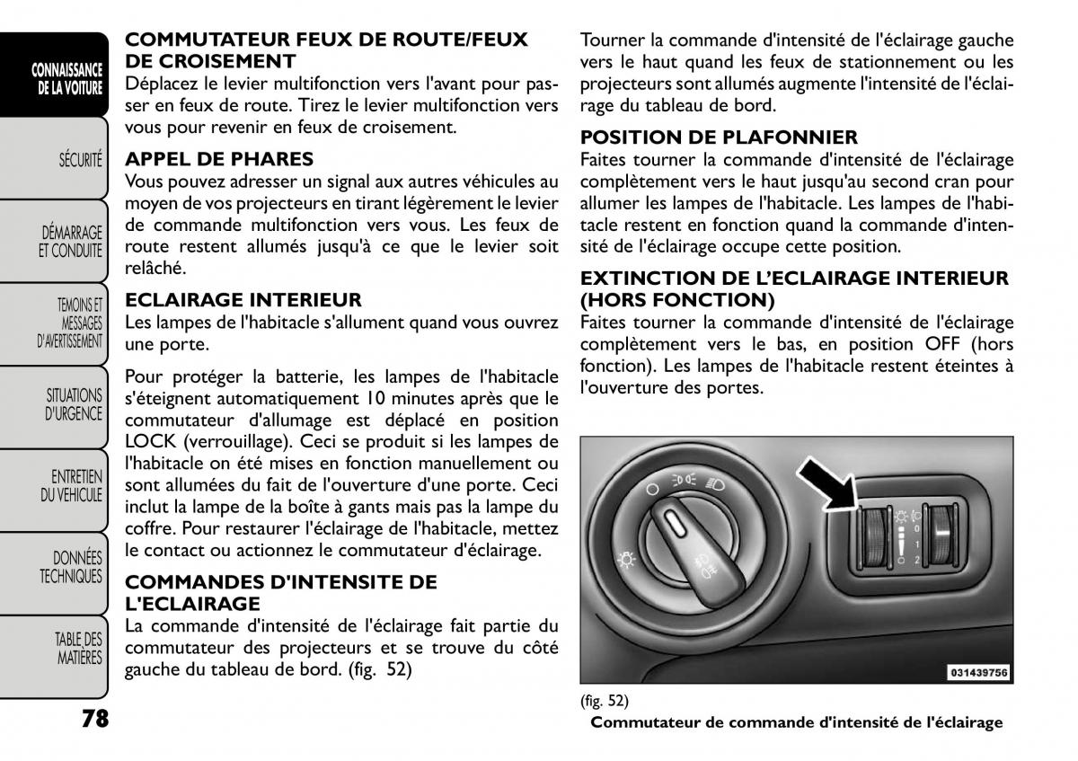 Fiat Freemont manuel du proprietaire / page 85