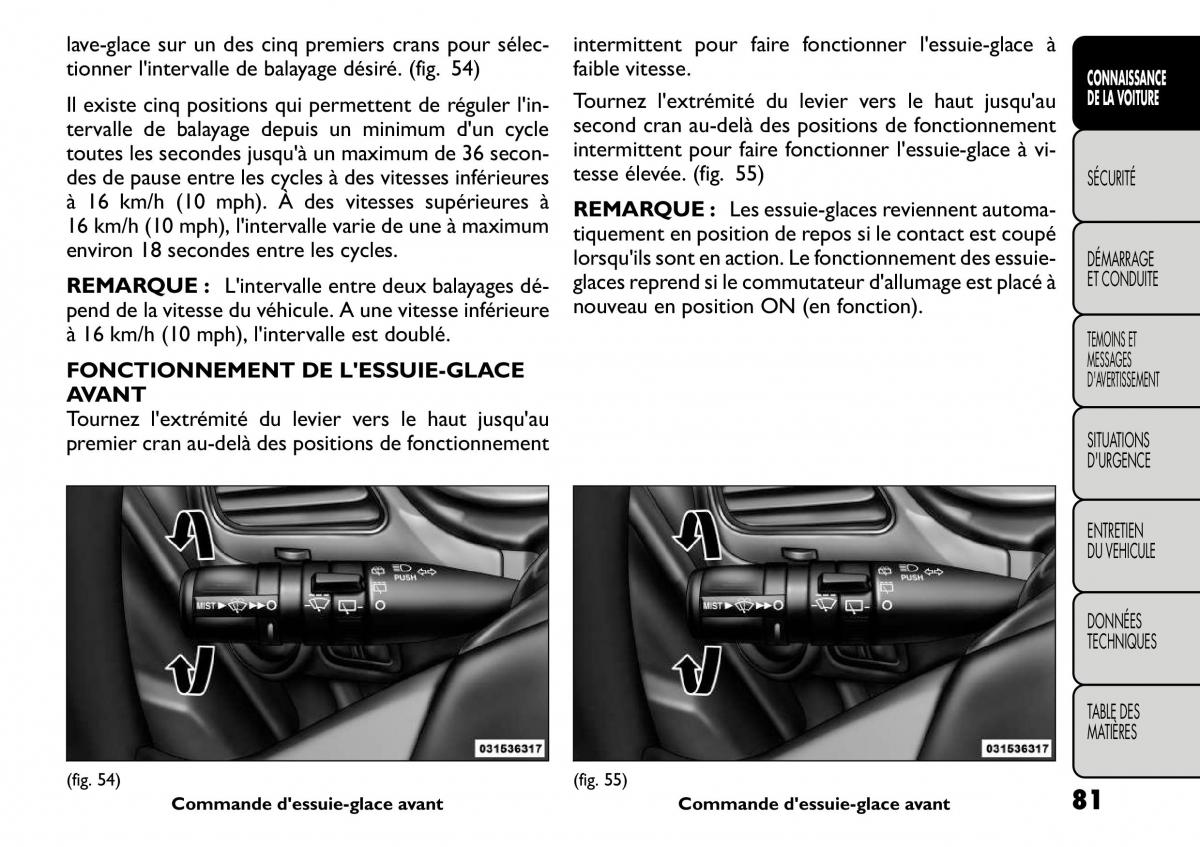 Fiat Freemont manuel du proprietaire / page 88