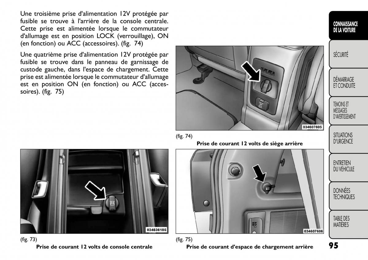 Fiat Freemont manuel du proprietaire / page 102