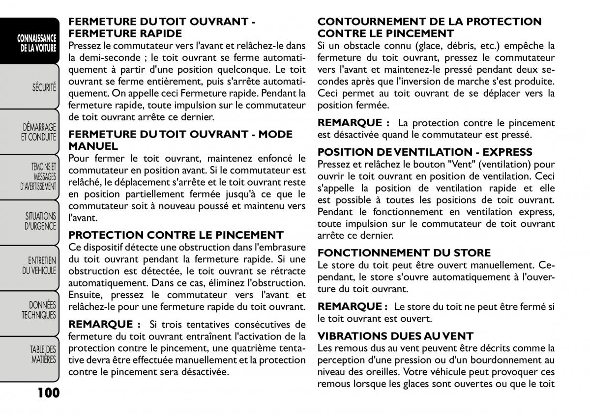 Fiat Freemont manuel du proprietaire / page 107