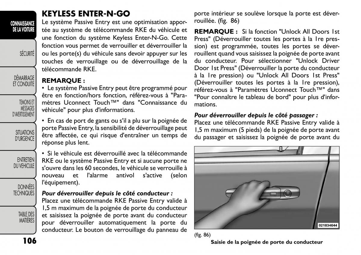 Fiat Freemont manuel du proprietaire / page 113