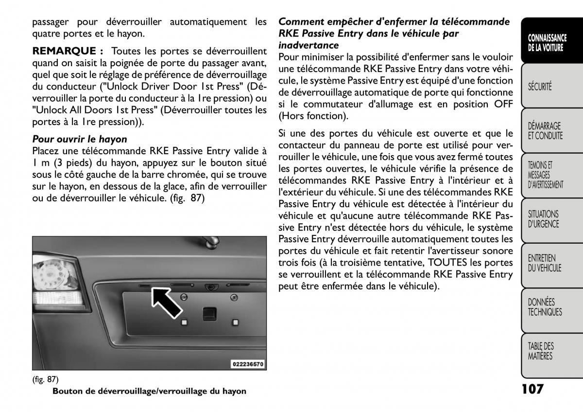 Fiat Freemont manuel du proprietaire / page 114