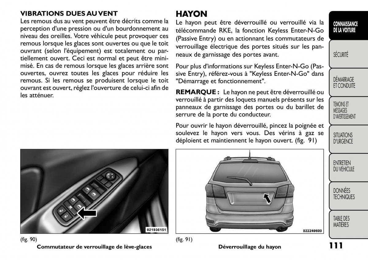 Fiat Freemont manuel du proprietaire / page 118