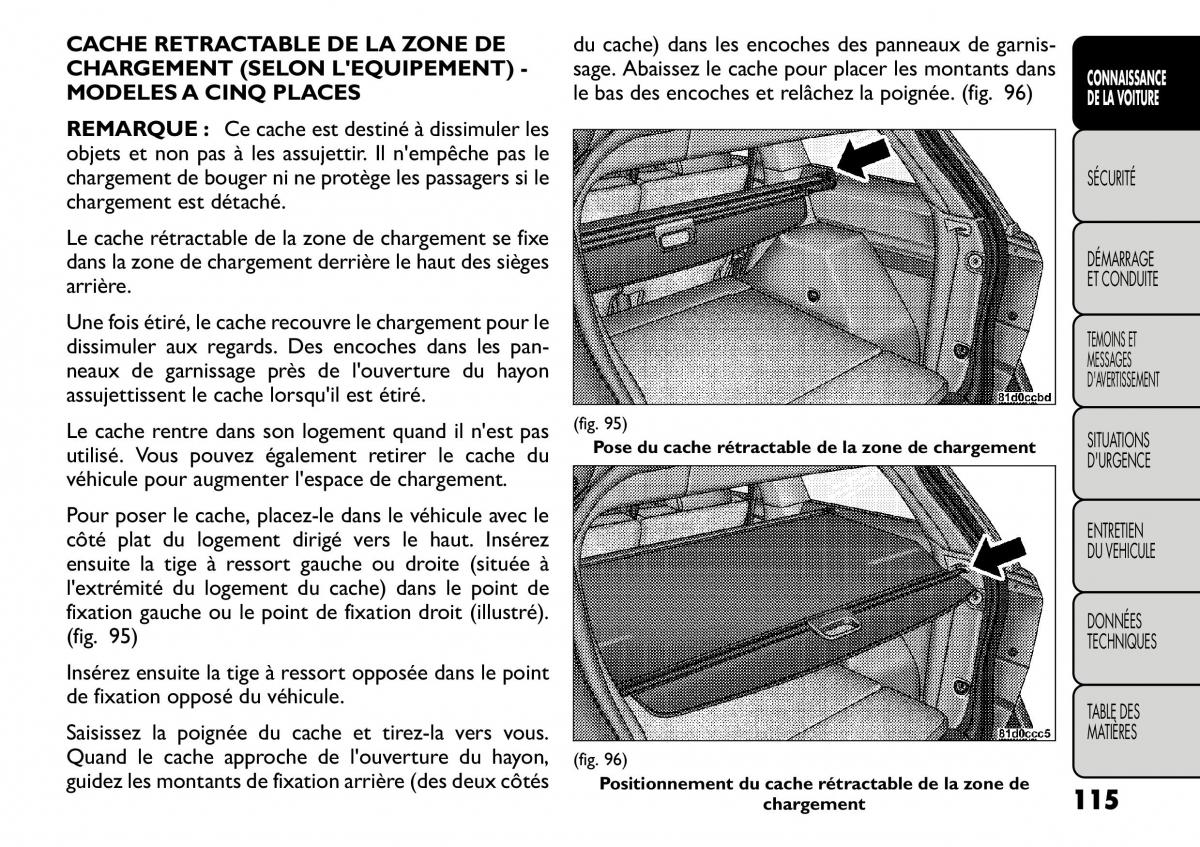 Fiat Freemont manuel du proprietaire / page 122