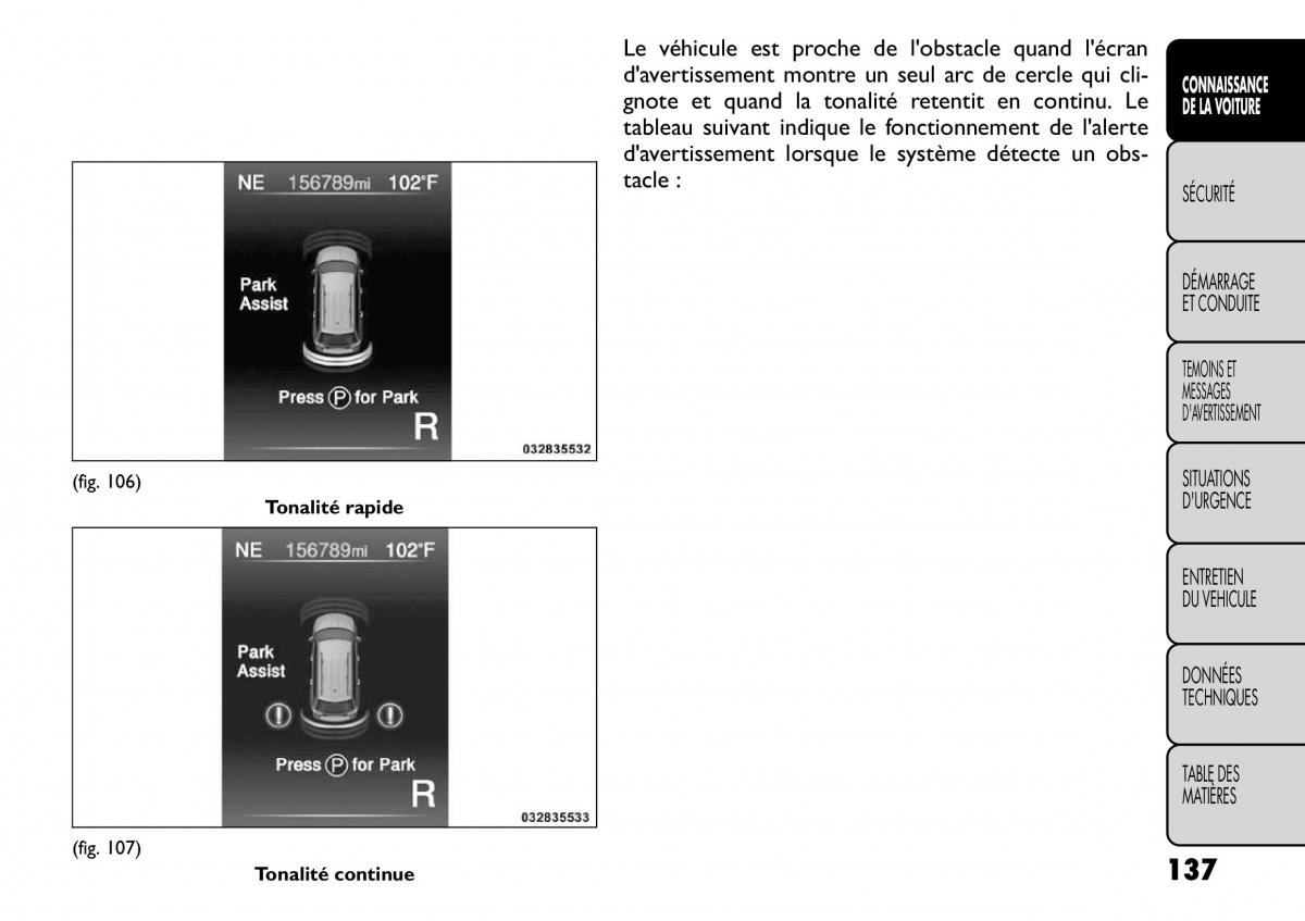 Fiat Freemont manuel du proprietaire / page 144