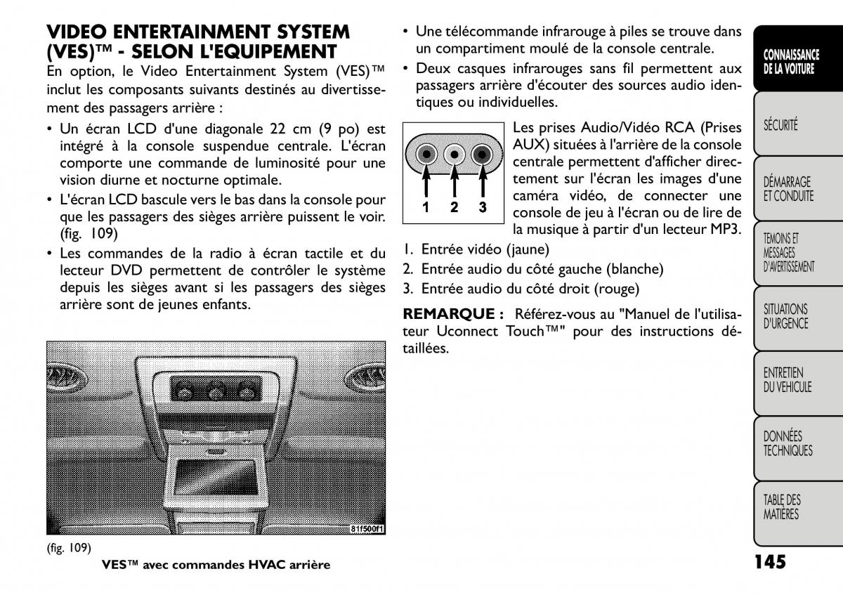 Fiat Freemont manuel du proprietaire / page 152