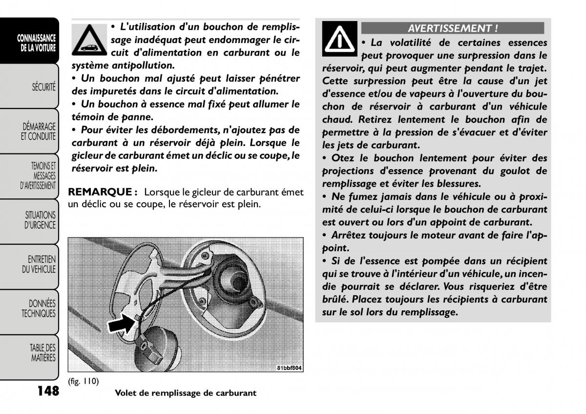 Fiat Freemont manuel du proprietaire / page 155