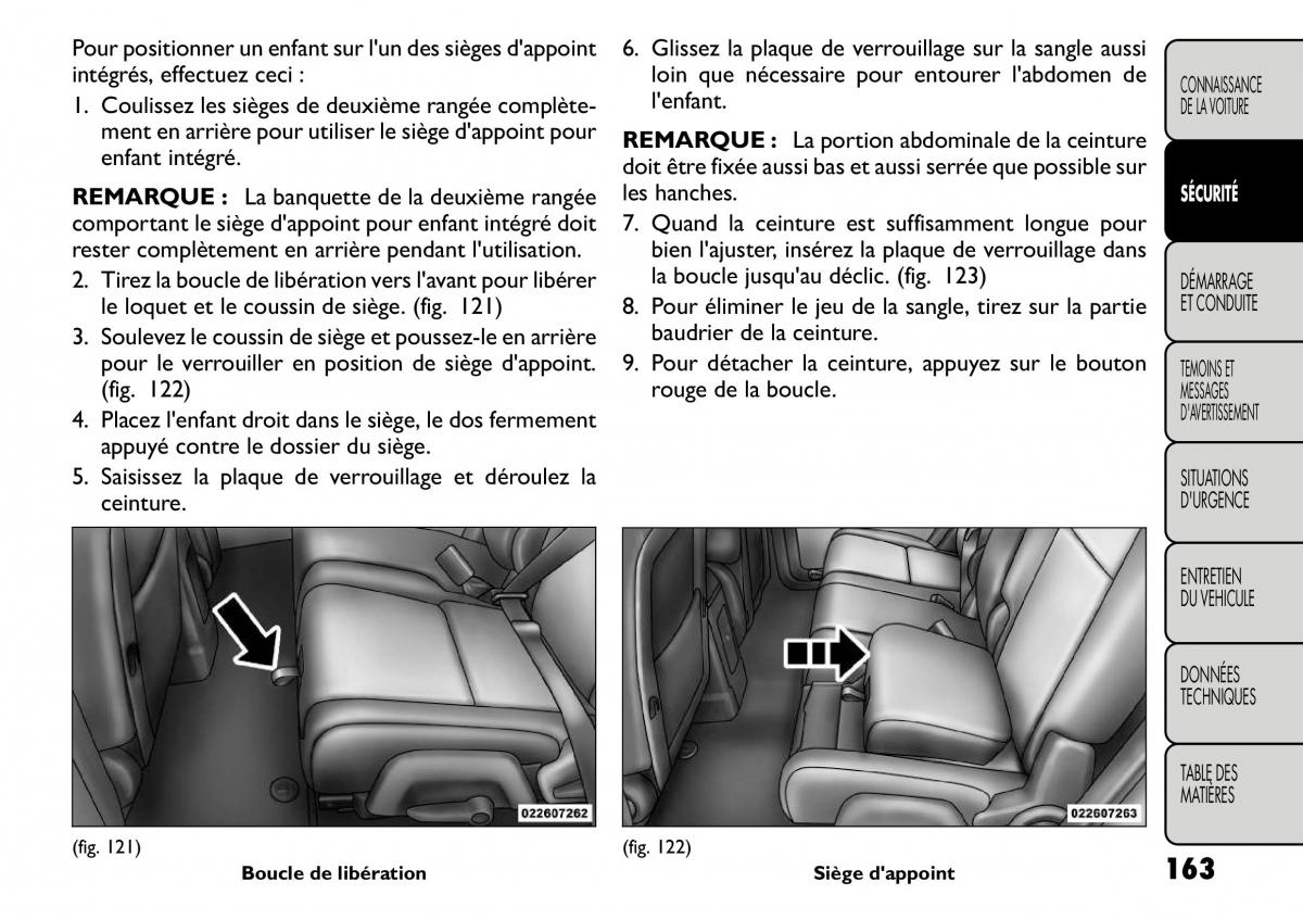 Fiat Freemont manuel du proprietaire / page 170