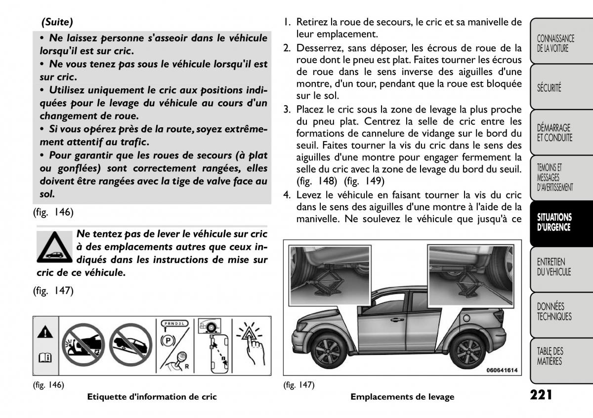 Fiat Freemont manuel du proprietaire / page 228