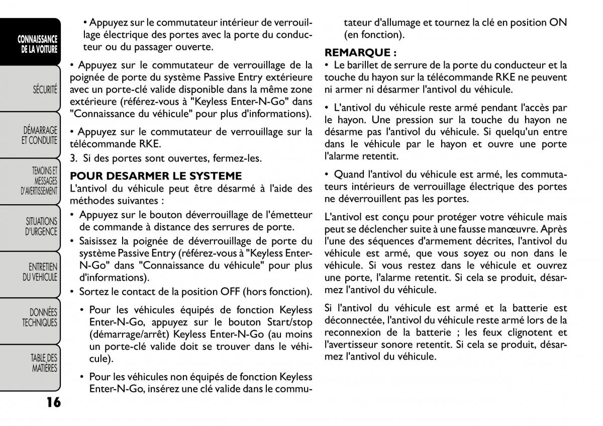 Fiat Freemont manuel du proprietaire / page 23