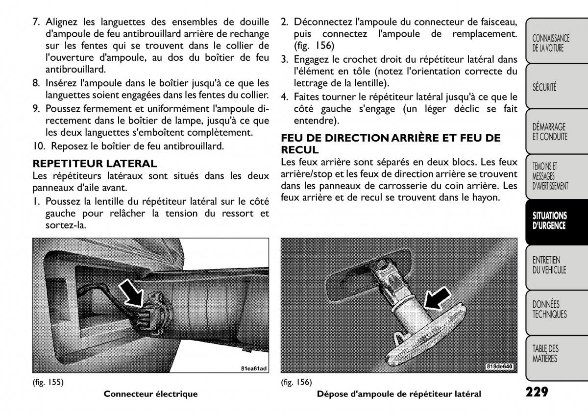 Fiat Freemont manuel du proprietaire / page 236