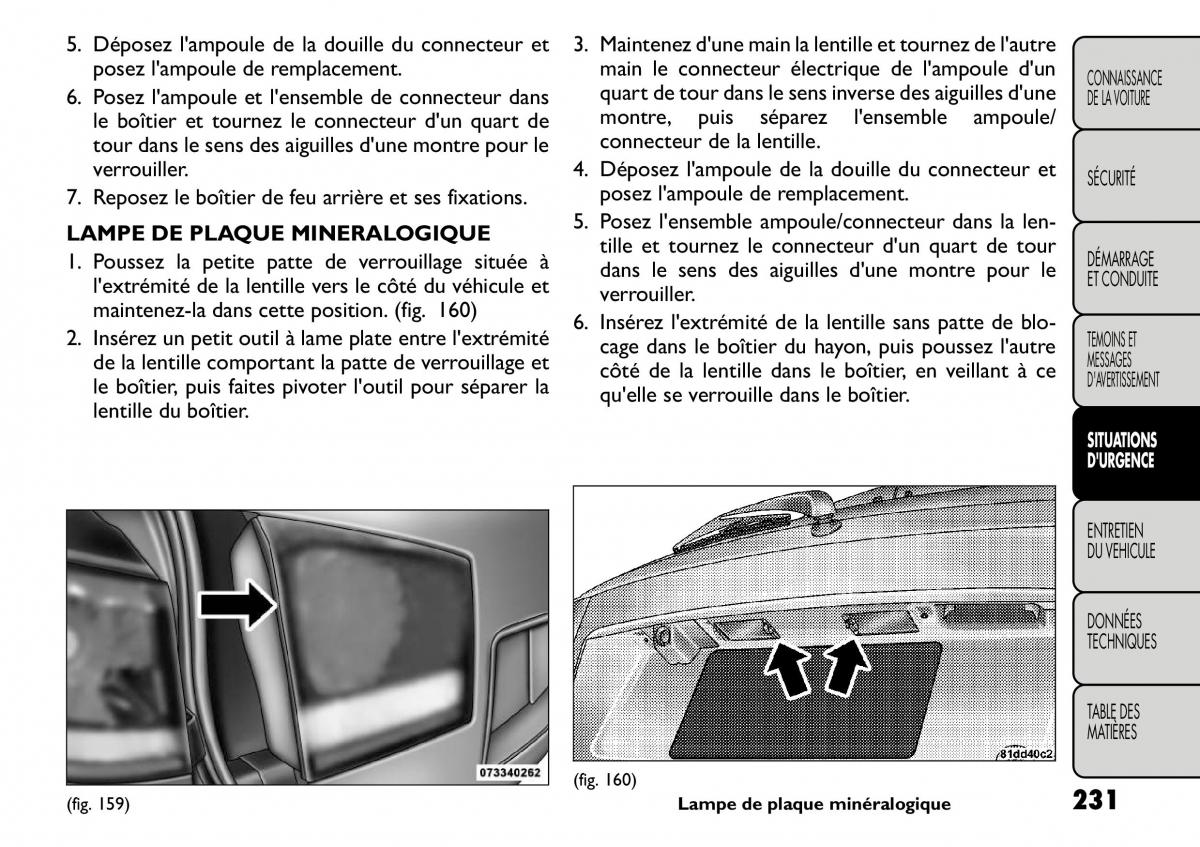 Fiat Freemont manuel du proprietaire / page 238