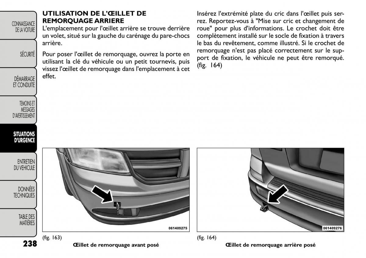 Fiat Freemont manuel du proprietaire / page 245