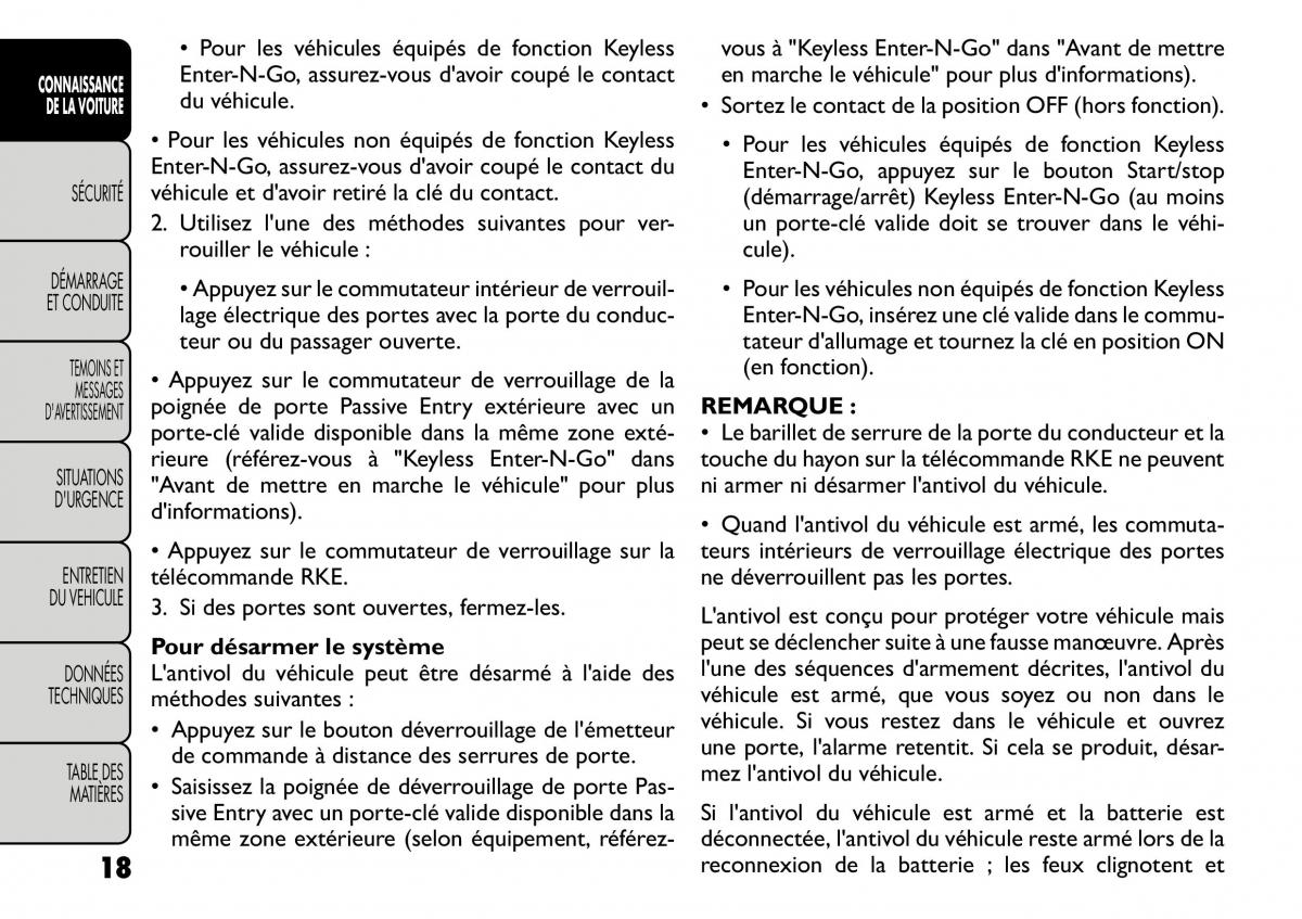 Fiat Freemont manuel du proprietaire / page 25