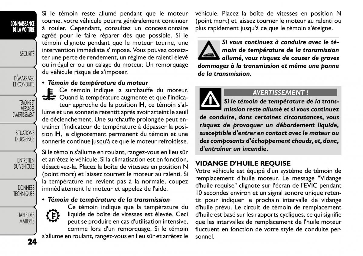 Fiat Freemont manuel du proprietaire / page 31