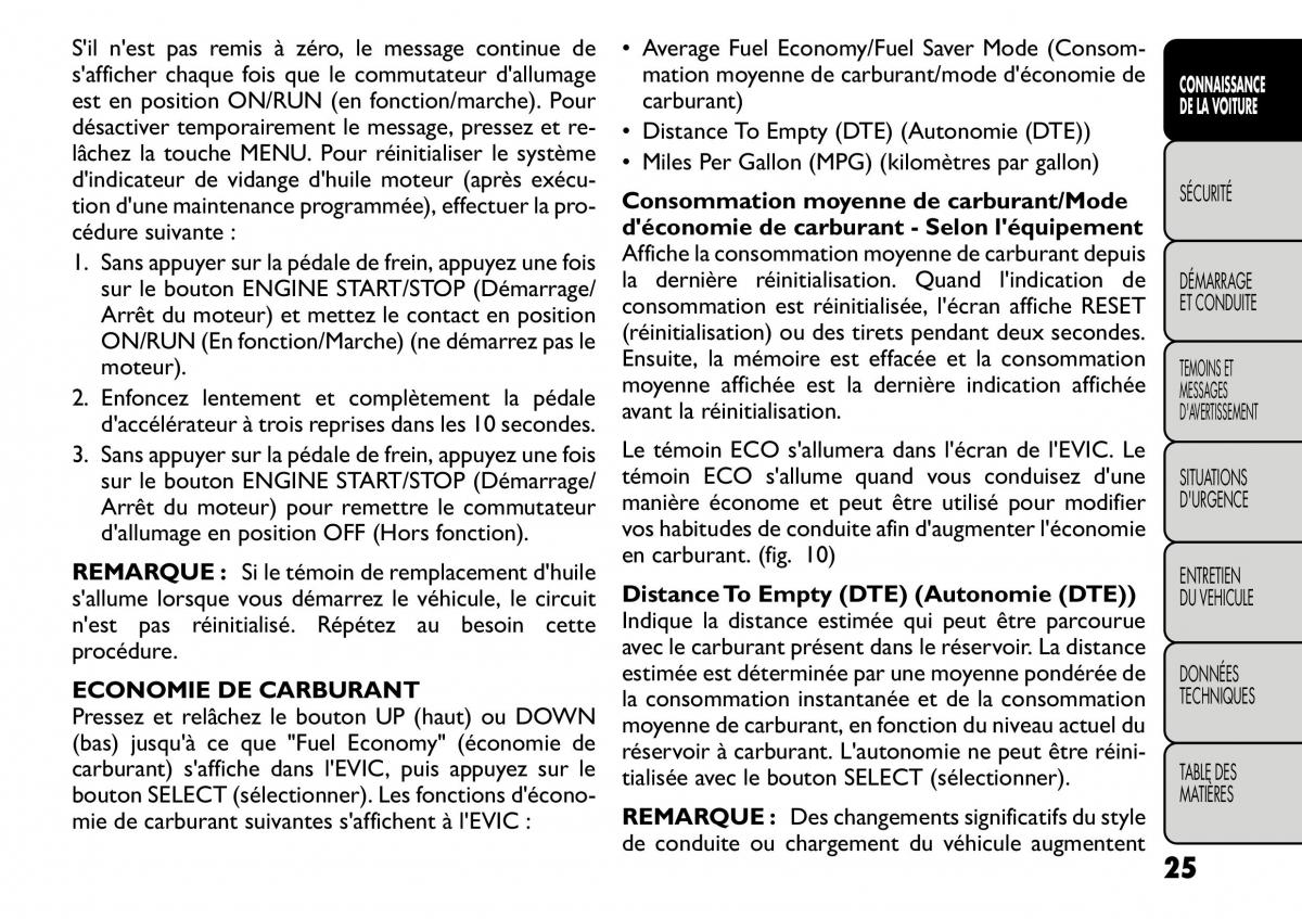 Fiat Freemont manuel du proprietaire / page 32