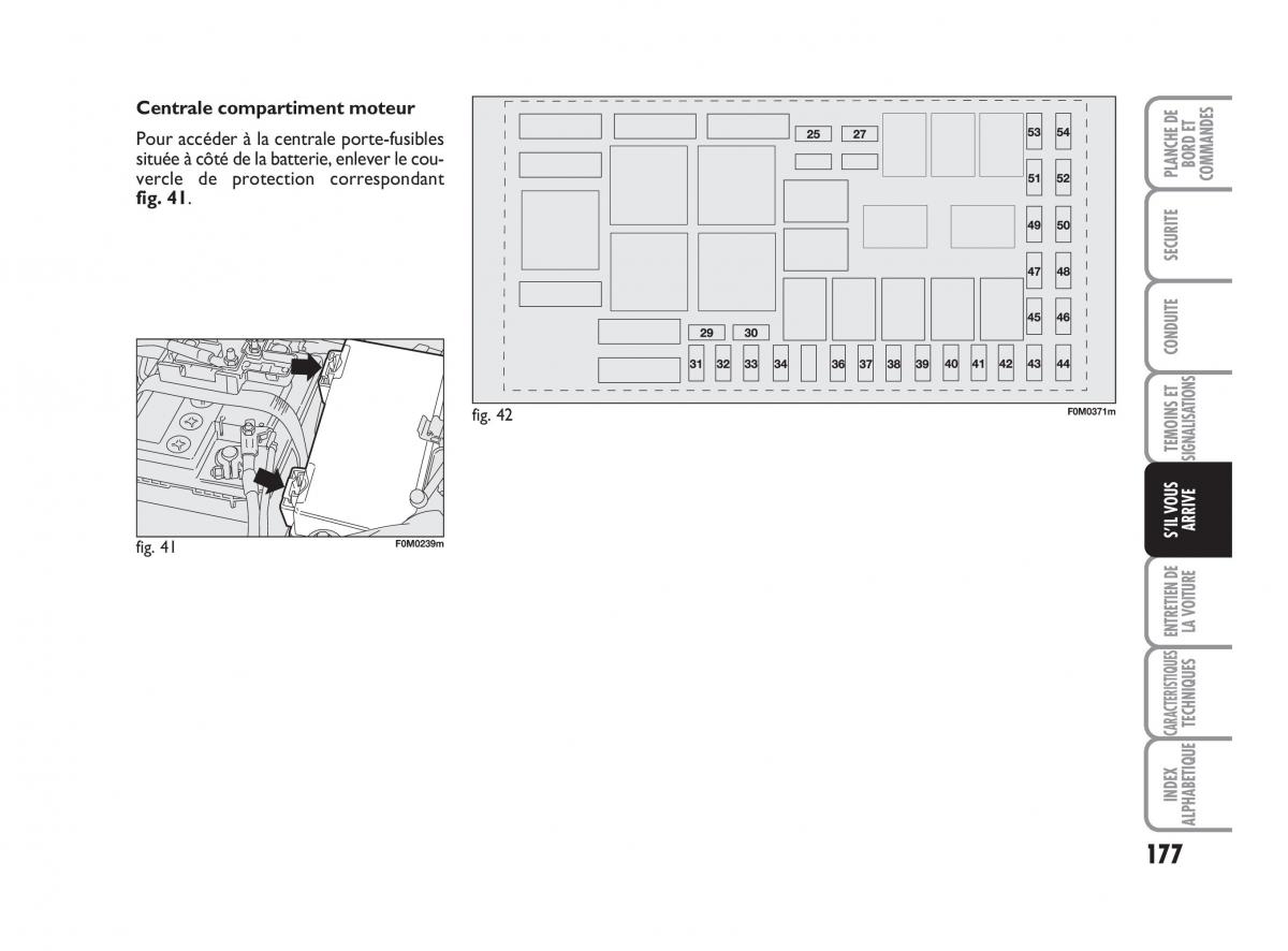 Fiat Grande Punto III 3 manuel du proprietaire / page 179