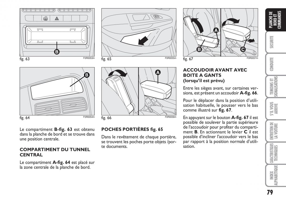 Fiat Linea manuel du proprietaire / page 80