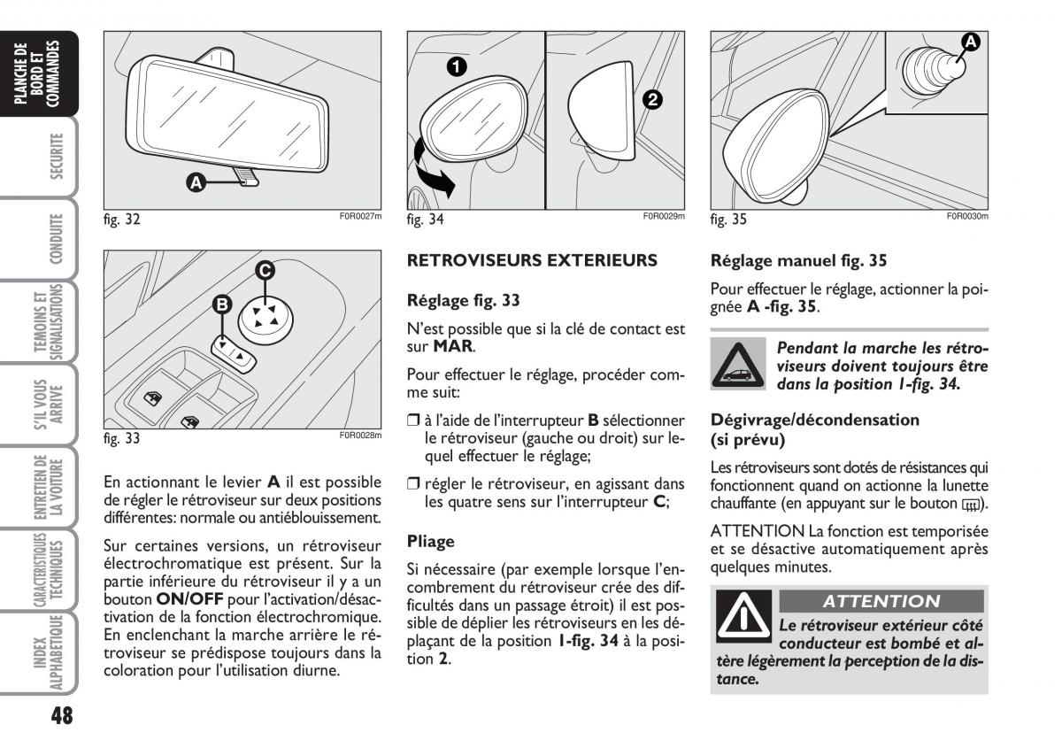 Fiat Linea manuel du proprietaire / page 49