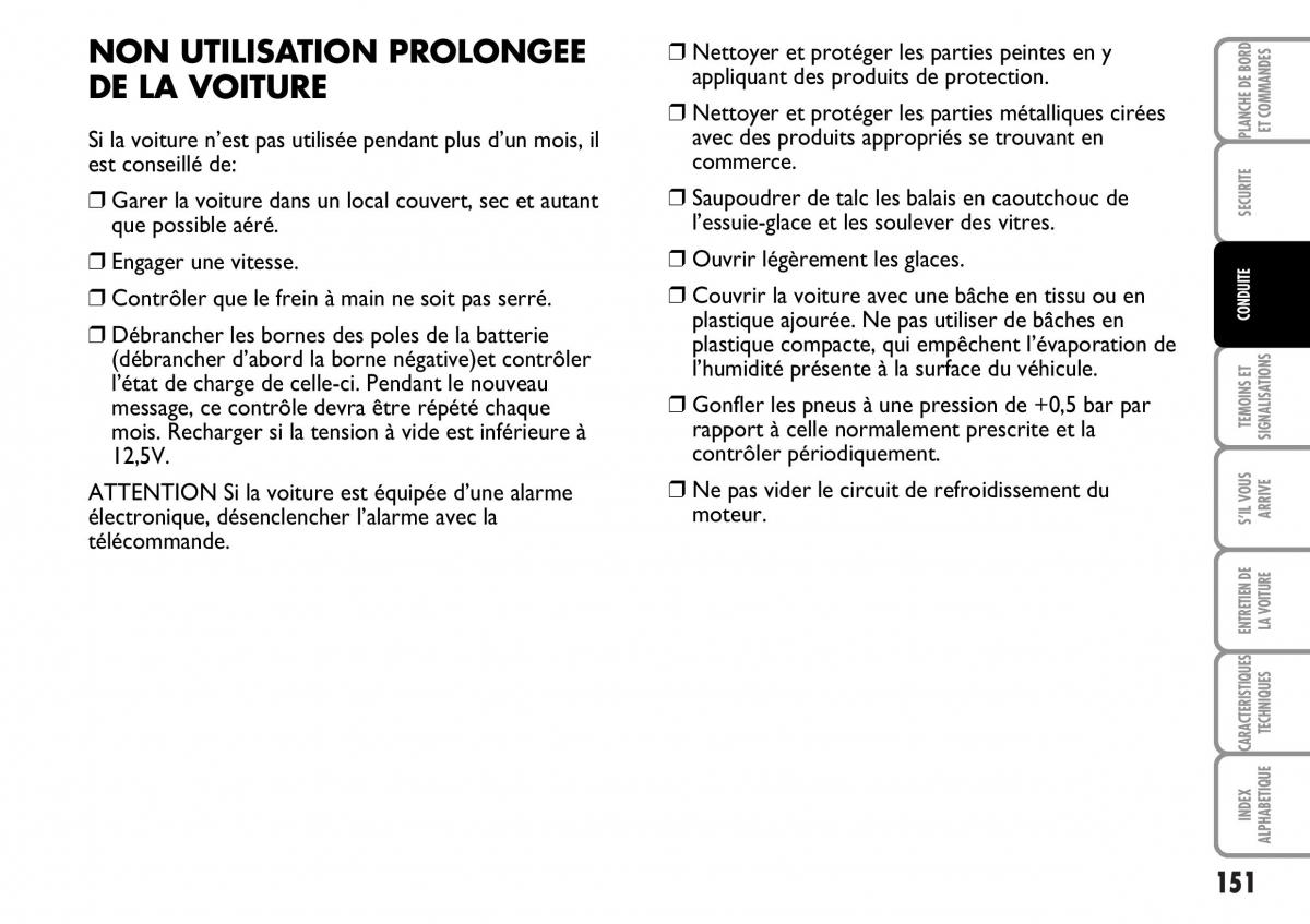 Fiat Multipla I 1 manuel du proprietaire / page 152