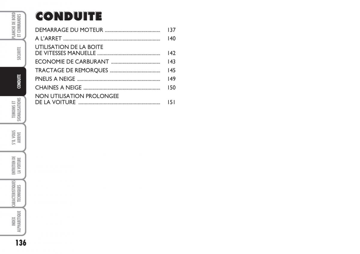 Fiat Multipla II 2 manuel du proprietaire / page 137