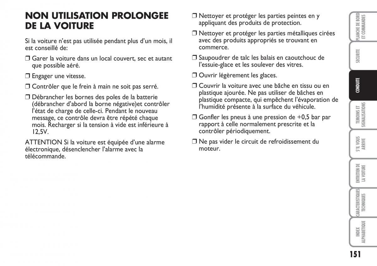 Fiat Multipla II 2 manuel du proprietaire / page 152