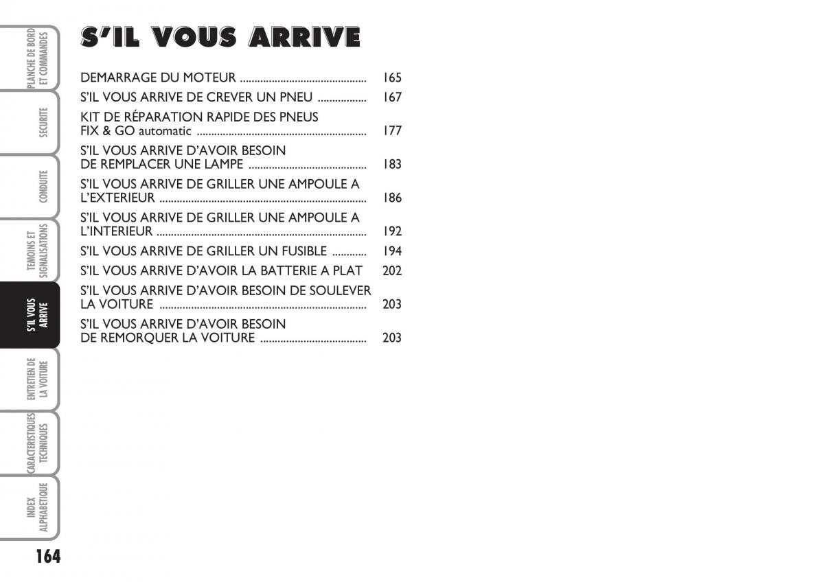 Fiat Multipla II 2 manuel du proprietaire / page 165