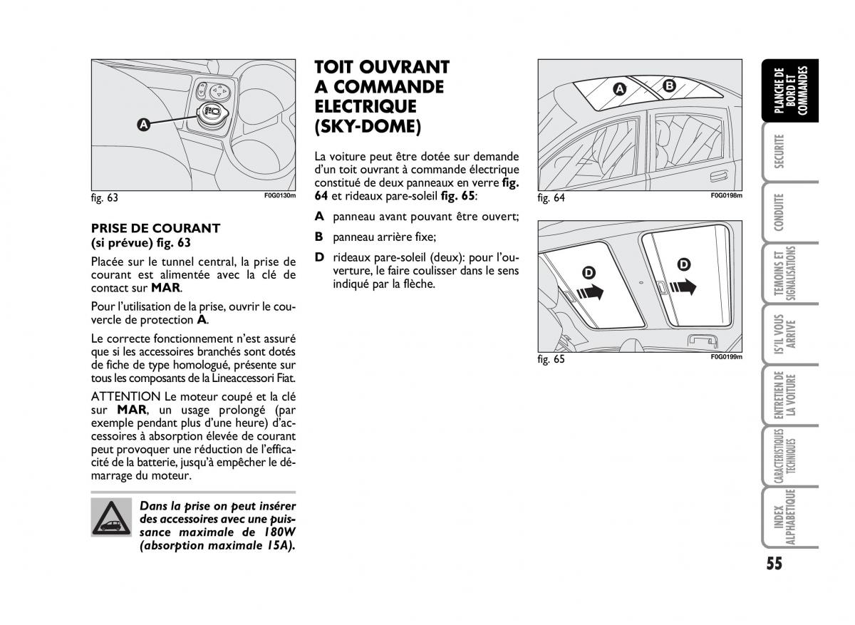 Fiat Panda I 1 manuel du proprietaire / page 57