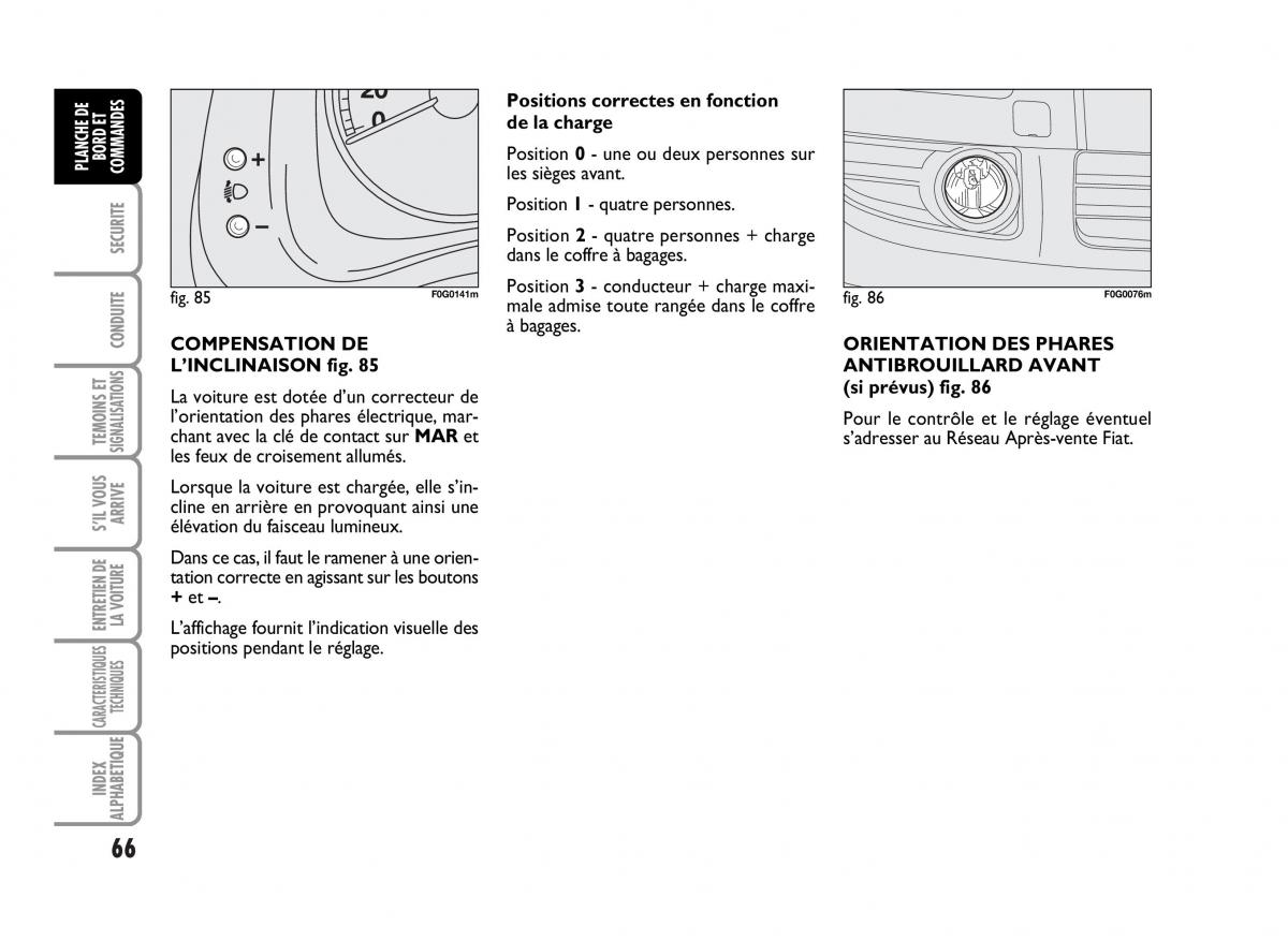 Fiat Panda I 1 manuel du proprietaire / page 68