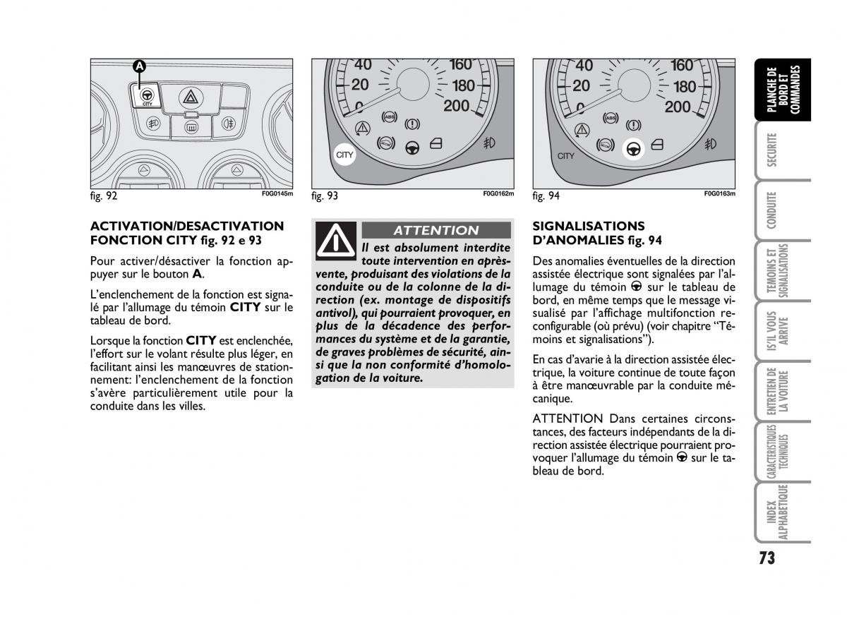 Fiat Panda I 1 manuel du proprietaire / page 75