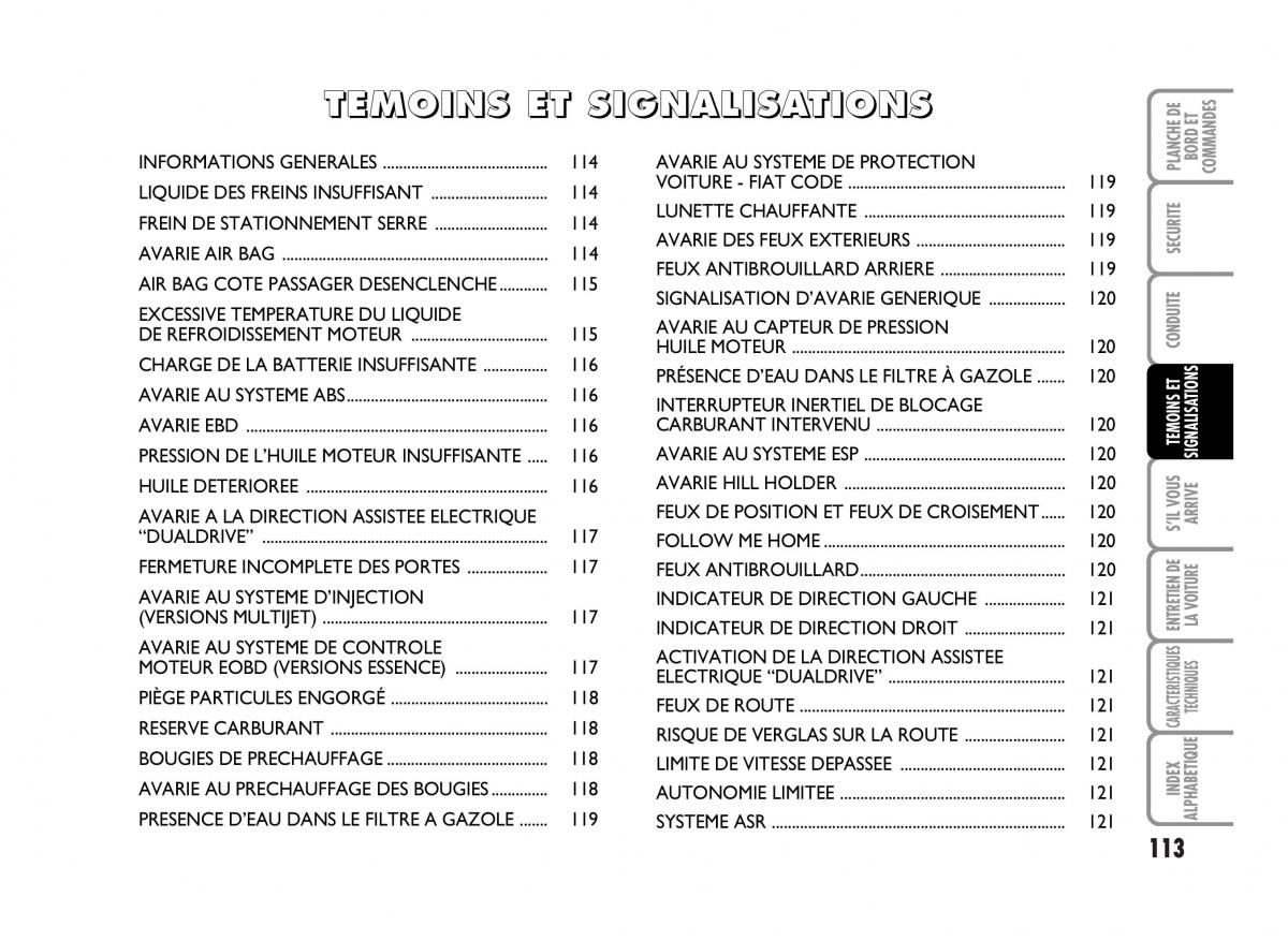 Fiat Panda I 1 manuel du proprietaire / page 115