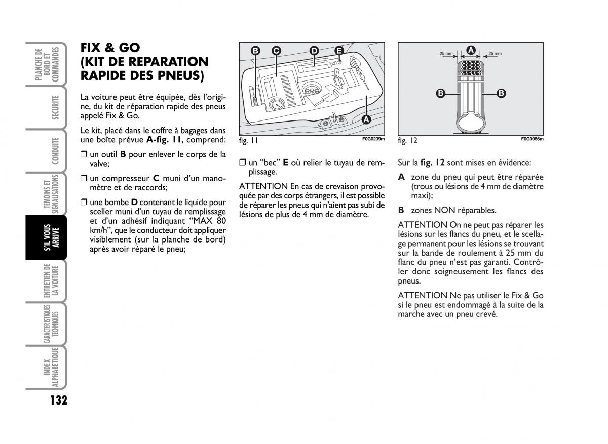 Fiat Panda I 1 manuel du proprietaire / page 134