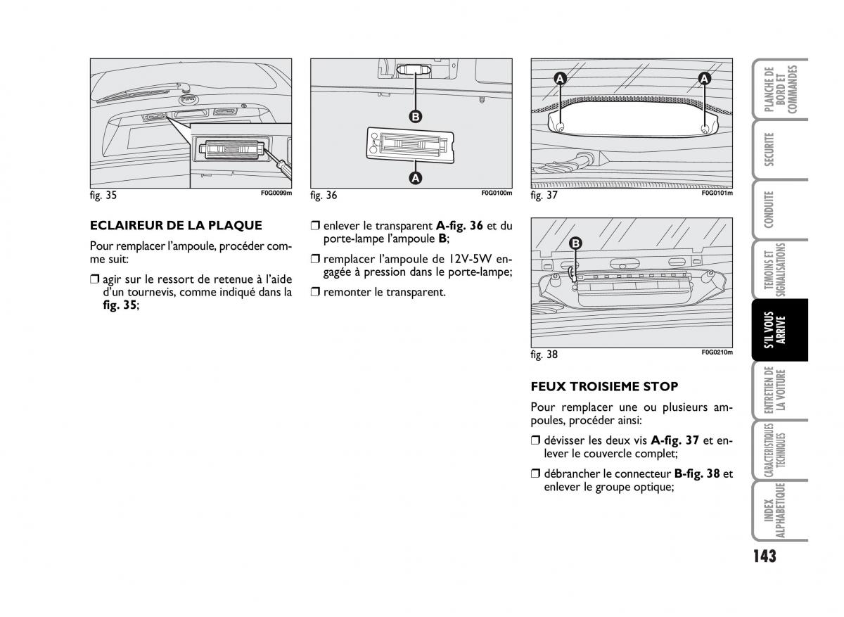 Fiat Panda I 1 manuel du proprietaire / page 145