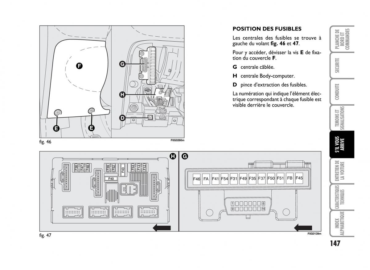 Fiat Panda I 1 manuel du proprietaire / page 149