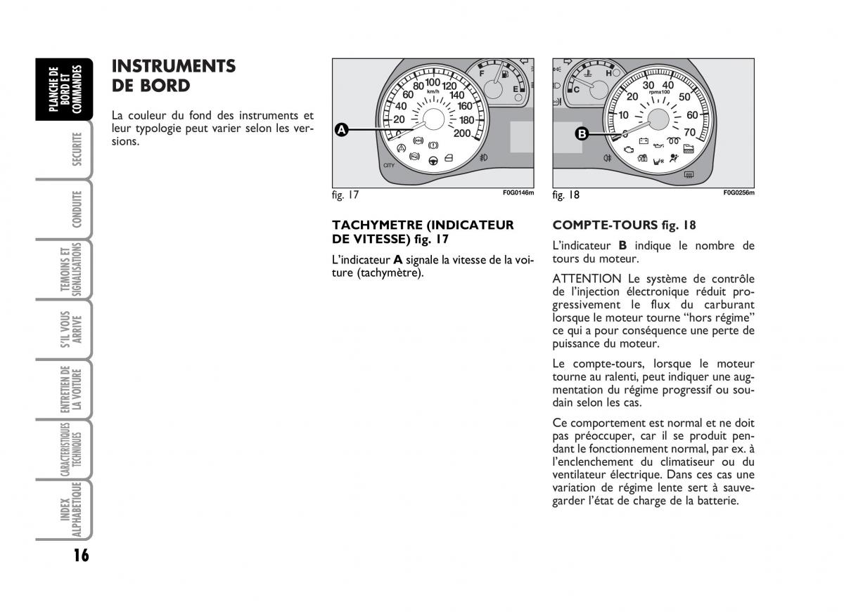 Fiat Panda I 1 manuel du proprietaire / page 18