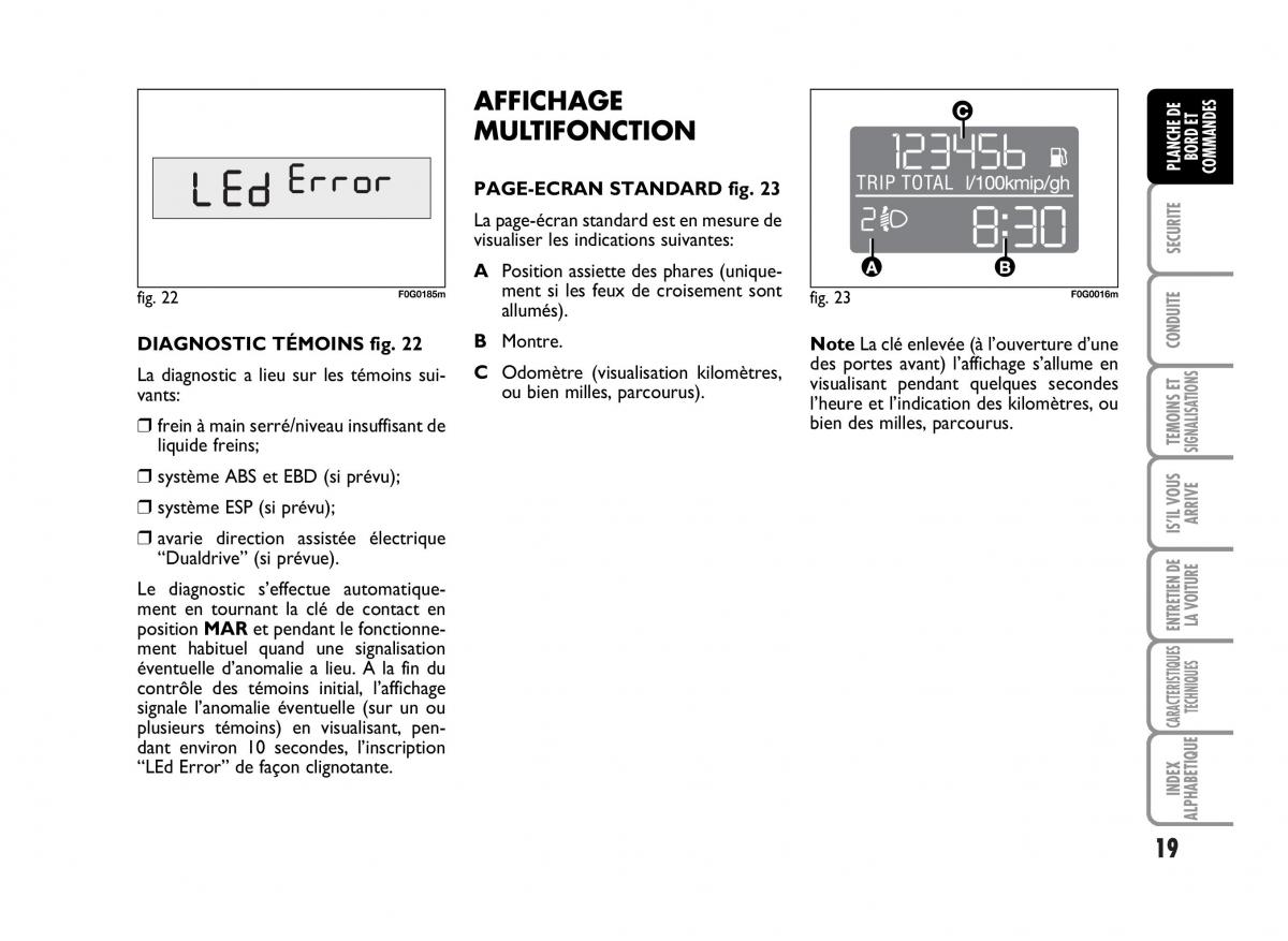 Fiat Panda I 1 manuel du proprietaire / page 21